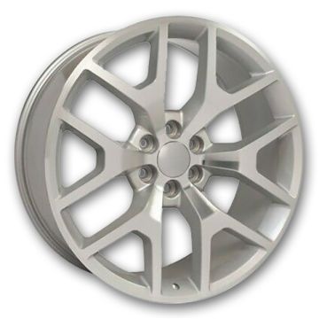 USA Replicas Wheels G04 Honeycomb 24x10 Silver 6x139.7 +31mm 78.1mm
