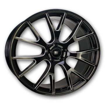 OE Pro-Line Wheels RS-15 22x9 Gloss Black Milled 5x115 +21mm