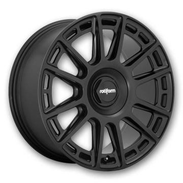 Rotiform Wheels OZR 18x8.5 Matte Black 5x112 +45mm 66.5mm