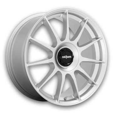 Rotiform Wheels DTM 17x8 Silver 4x100/4x108 +40mm 72.56mm