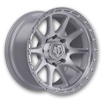 TIS Wheels 563BS 17x9 Brushed Face With Silver 6x139.7 0mm 106.1mm