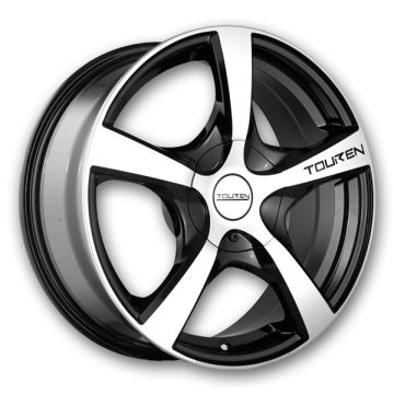 Touren Wheels 3190 TR9 18x8 Black/Machined Face/Machined Lip 5x100/5x114.3 +40mm 72.62mm