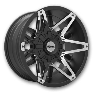 Toxic Off-Road Wheels SHOK 20x9 Satin Black 8x170 0mm 125.1mm
