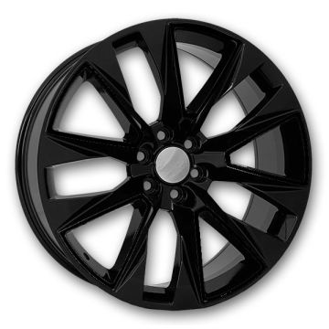 USA Replicas Wheels 2105 NEW LTZ 24x10 Black 6x139.7 +31mm 78.1mm