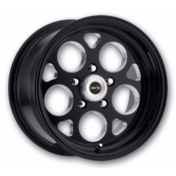 Vision Wheels 561 Sport Mag 15x10 Gloss Black with Milled Windows 5x114.3 -25mm 83.1mm