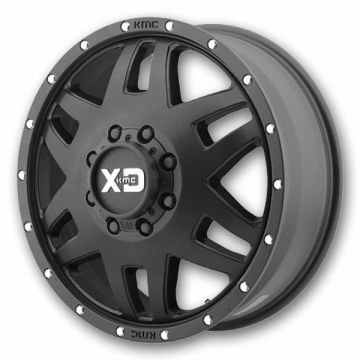 XD Series Wheels Machete Dually 20x8.25 Satin Black - Front 8x210 +127mm 154.3mm