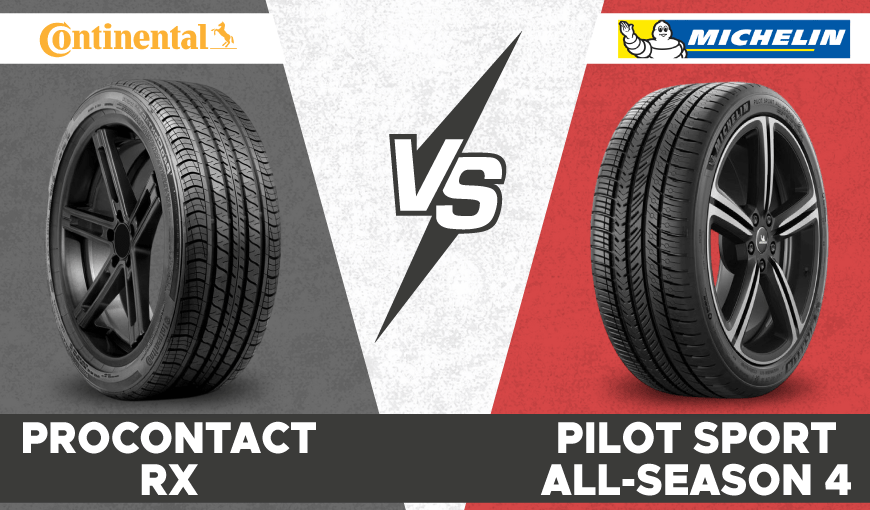 Continental ProContact RX vs Michelin Pilot Sport All-Season 4