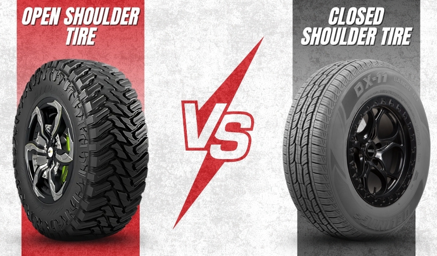 Open Shoulder vs Closed Shoulder Tires: Make the Right Pick!