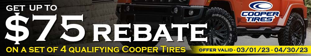 Cooper  Tires Rebate Cover