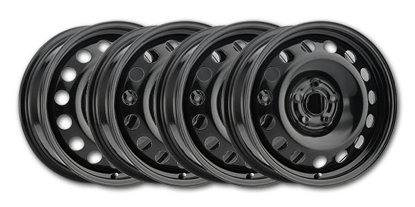 Steel wheels such as the Vision SW60 are strong but heavy, so they are less ideal for performance than alloy wheels.