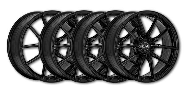 High Tech Racing rims are flow-formed alloy wheels that are lighter and stronger than cast wheels, but more affordable than forged wheels.
