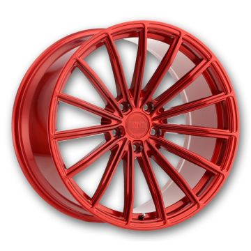 22 inch red rims